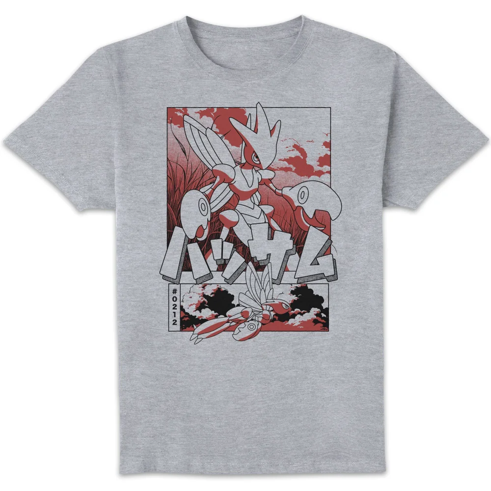 Pokémon Scizor Combat Unisex T-Shirt - Grey - 4XL Image 1