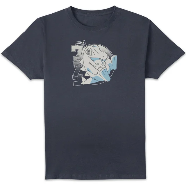 Pokémon Totodile Evolution Unisex T-Shirt - Navy
