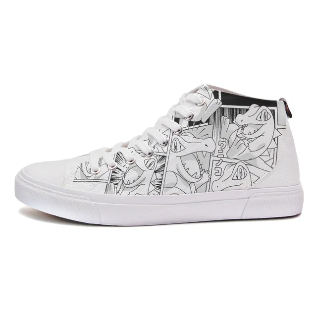 Pokémon Totodile Manga Panel High Top - White