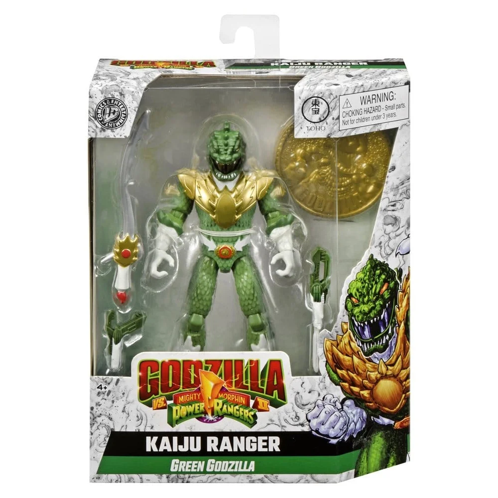 Mighty Morphin Power Rangers x Godzilla Action Figure Green Godzilla Image 1