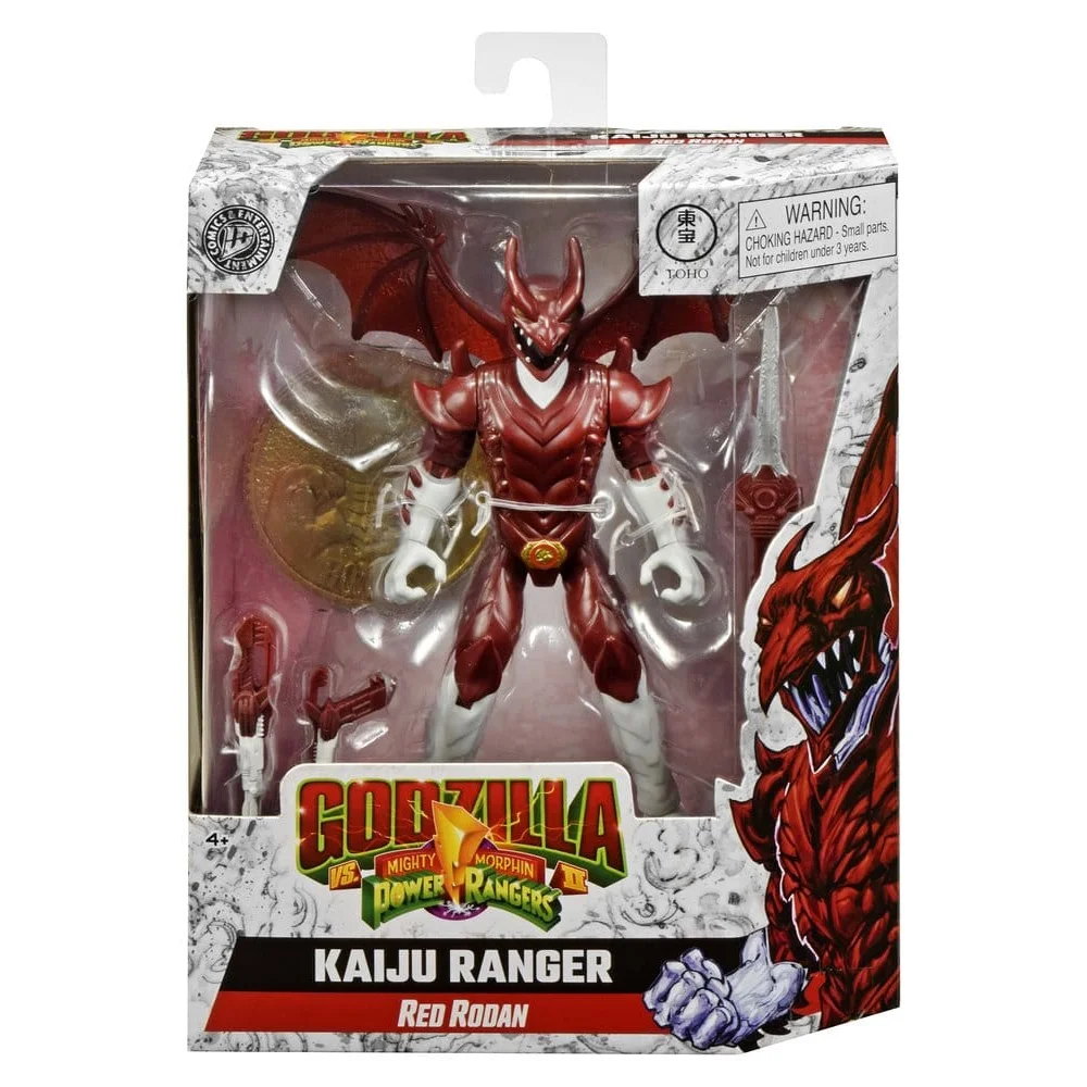 Mighty Morphin Power Rangers x Godzilla Action Figure Red Rodan Image 1