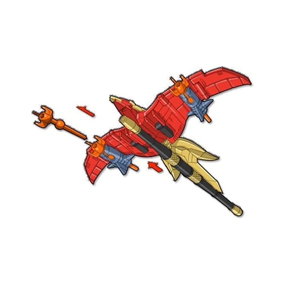 Mighty Morphin Power Rangers Thunderzord Action Figure Firebird Image 1