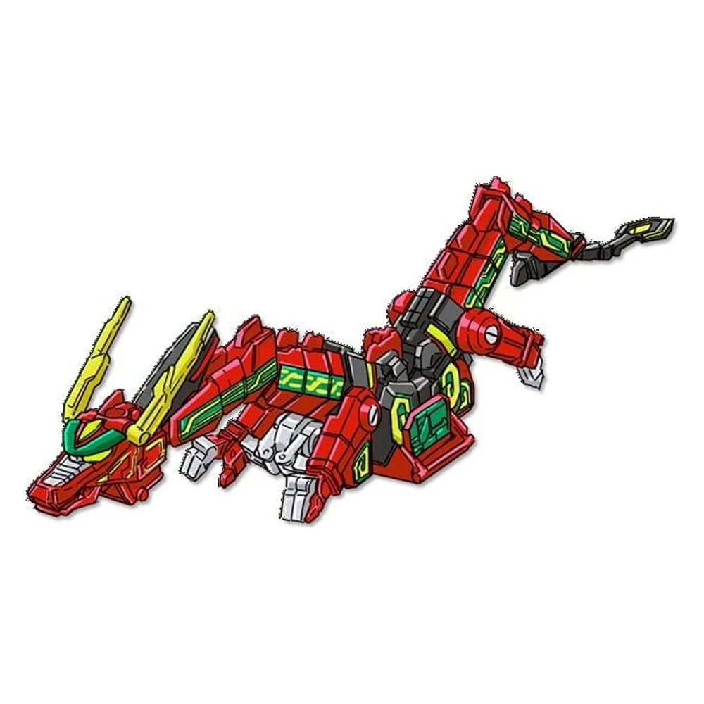 Mighty Morphin Power Rangers Thunderzord Action Figure Red Dragon Image 1