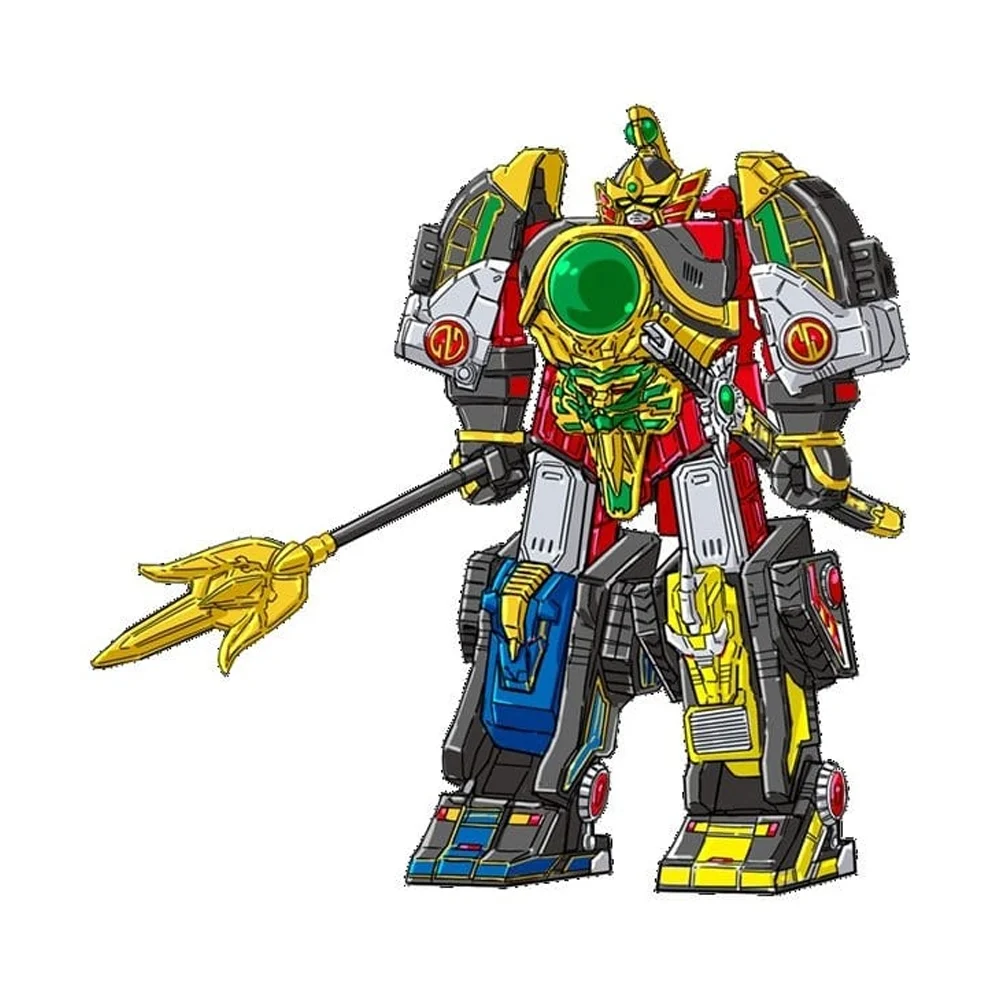 Mighty Morphin Power Rangers Thunder Megazord with Mega Power Sword Action Figure 28 cm Image 1