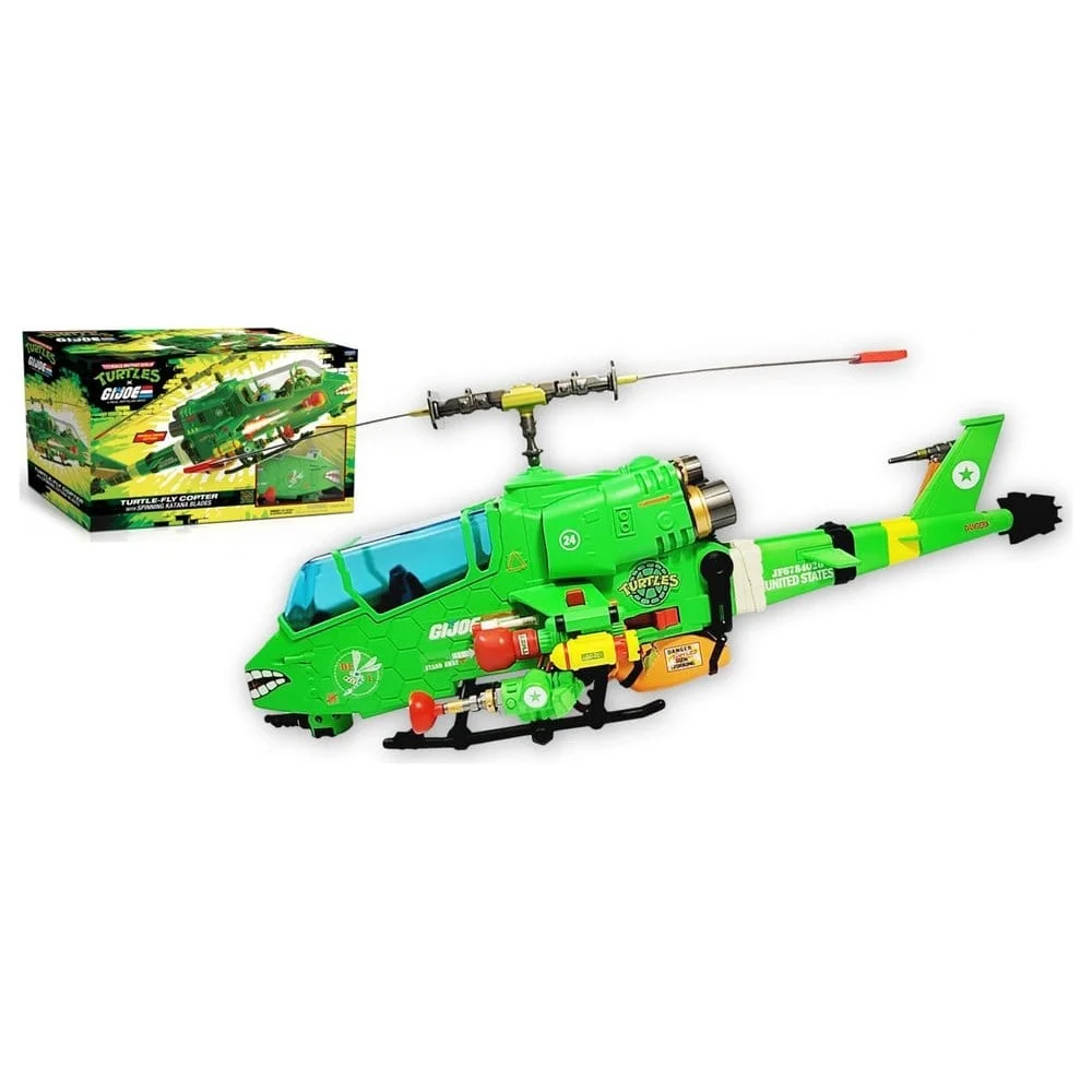 Teenage Mutant Ninja Turtles x G.I. Joe Crossover Classics Vehicle Turtle-Fly Copter Image 1
