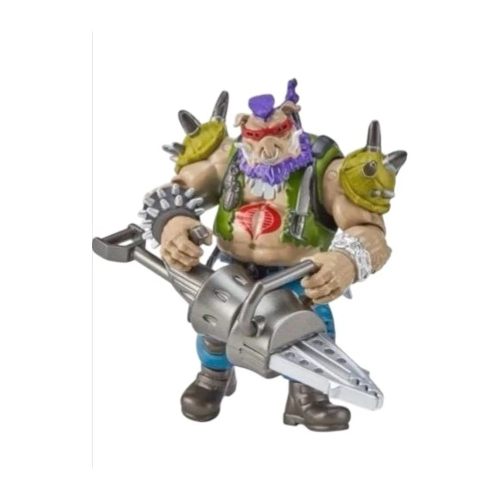Teenage Mutant Ninja Turtles x G.I. Joe Crossover Classics Action Figure Bebop x Dreadnok Ripper 12 cm Image 1