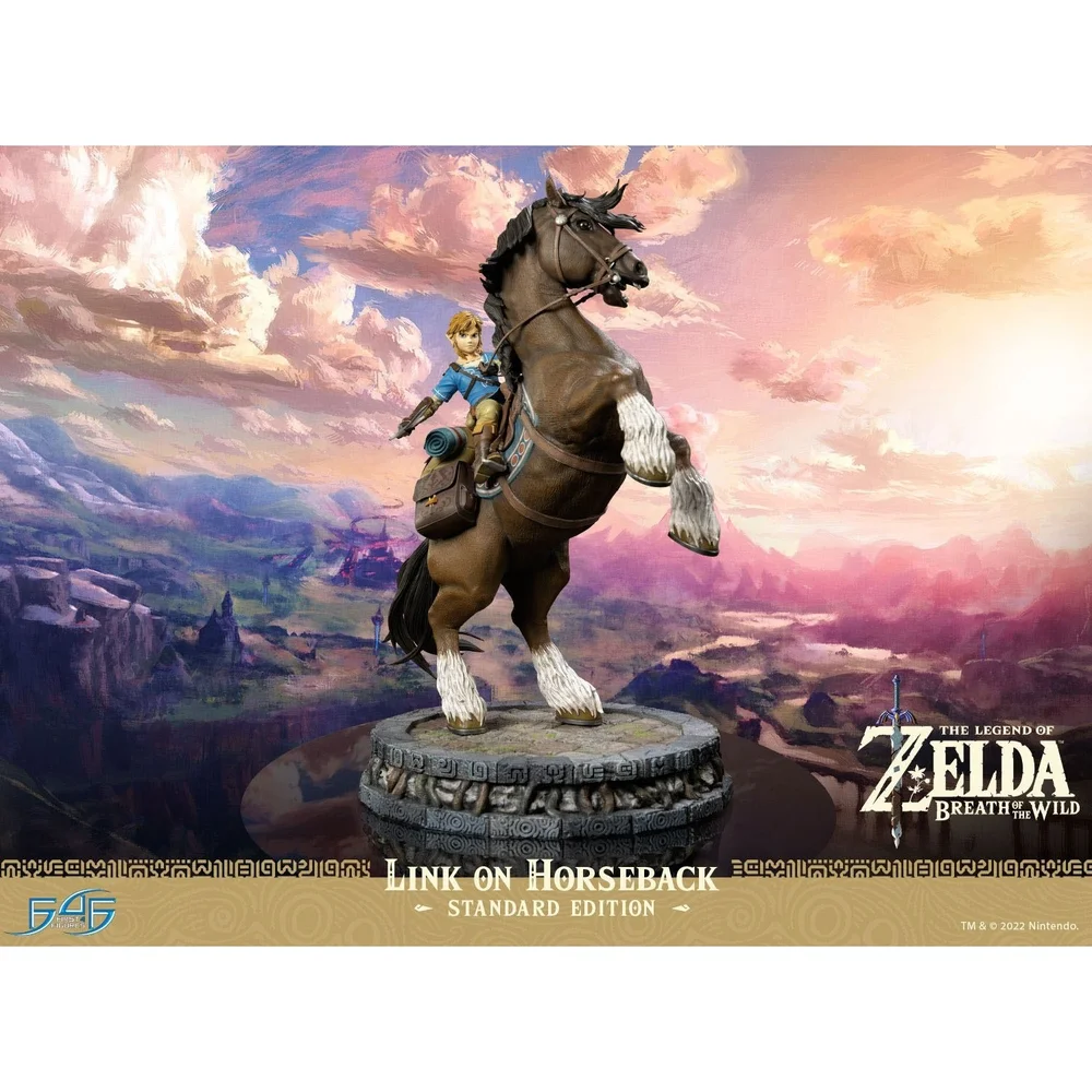 First 4 Figures The Legend Of Zelda: Breath Of The Wild Link On Horseback Resin Statue (56cm) Image 1