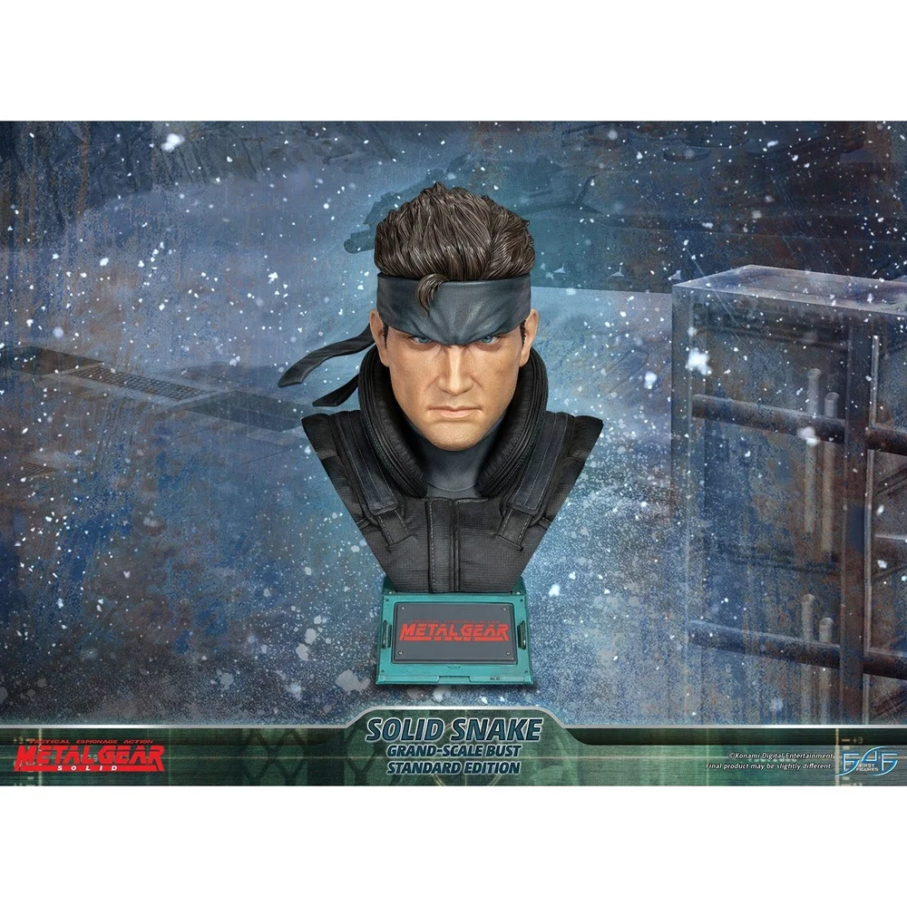 First 4 Figures Metal Gear Solid Solid Snake Grand Scale Bust Resin Statue (31cm) Image 1