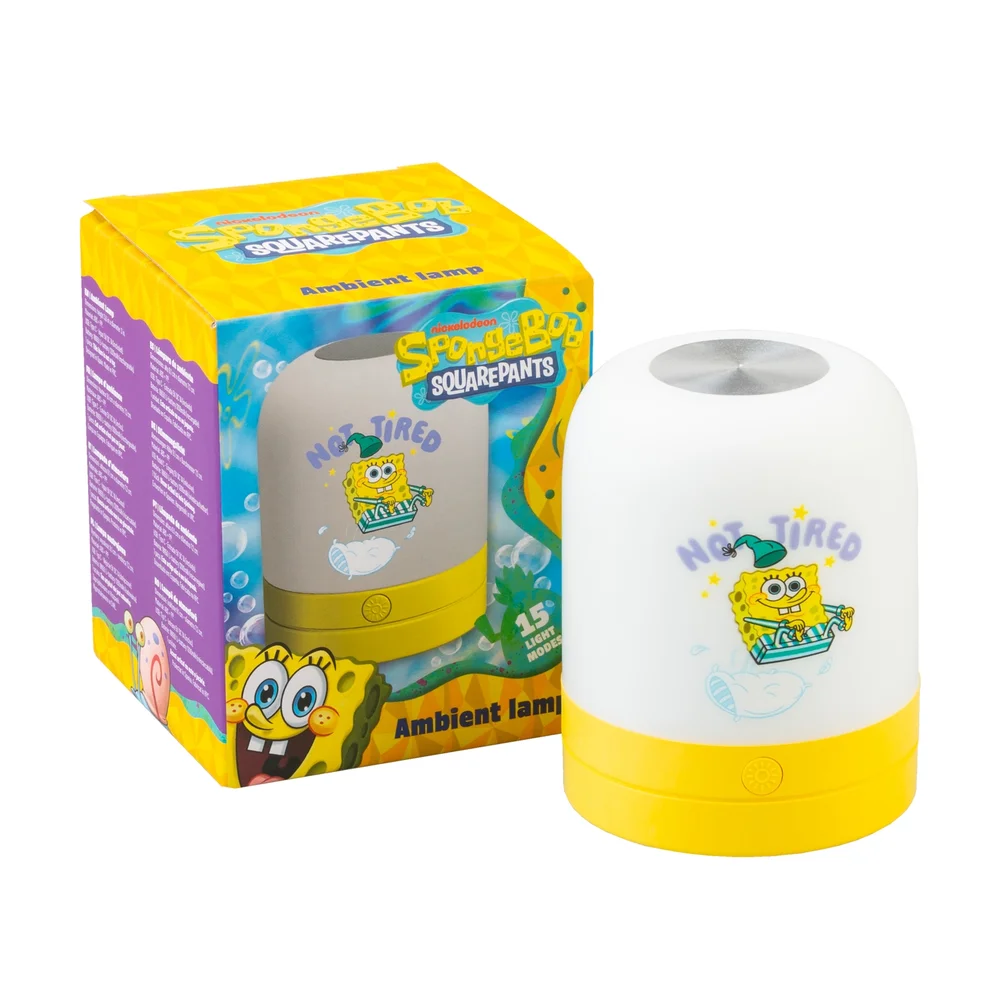 Nickelodeon SpongeBob SquarePants "Not Tired" Ambient Lamp Image 1