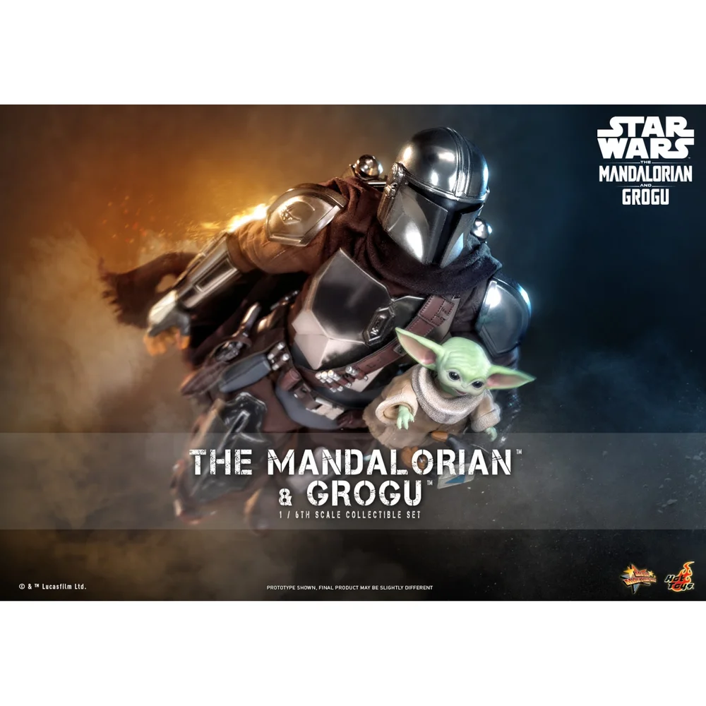 Star Wars: The Mandalorian & Grogu Movie Masterpiece Action Figure 1/6 The Mandalorian and Grogu 31 cm Image 1