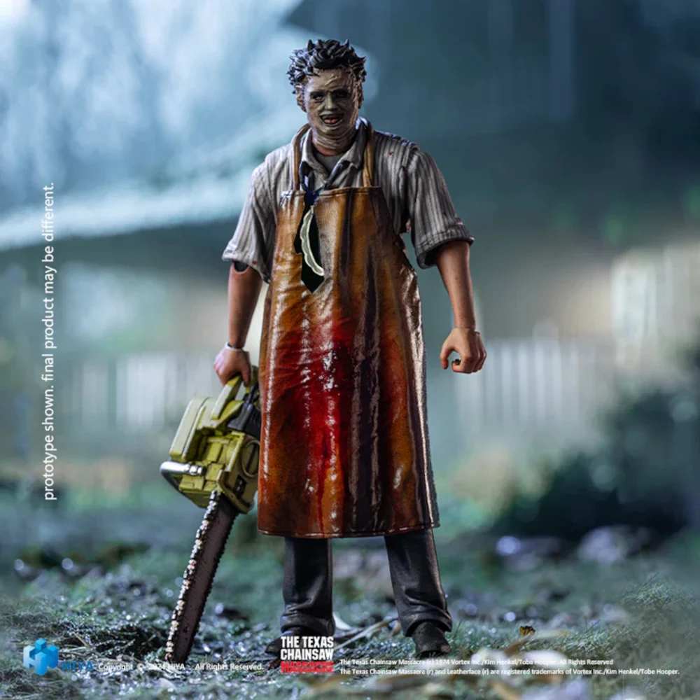 HIYA Toys 1/18 Scale Texas Chainsaw Massacre 1974 Leatherface Killing Mask Figure Image 1