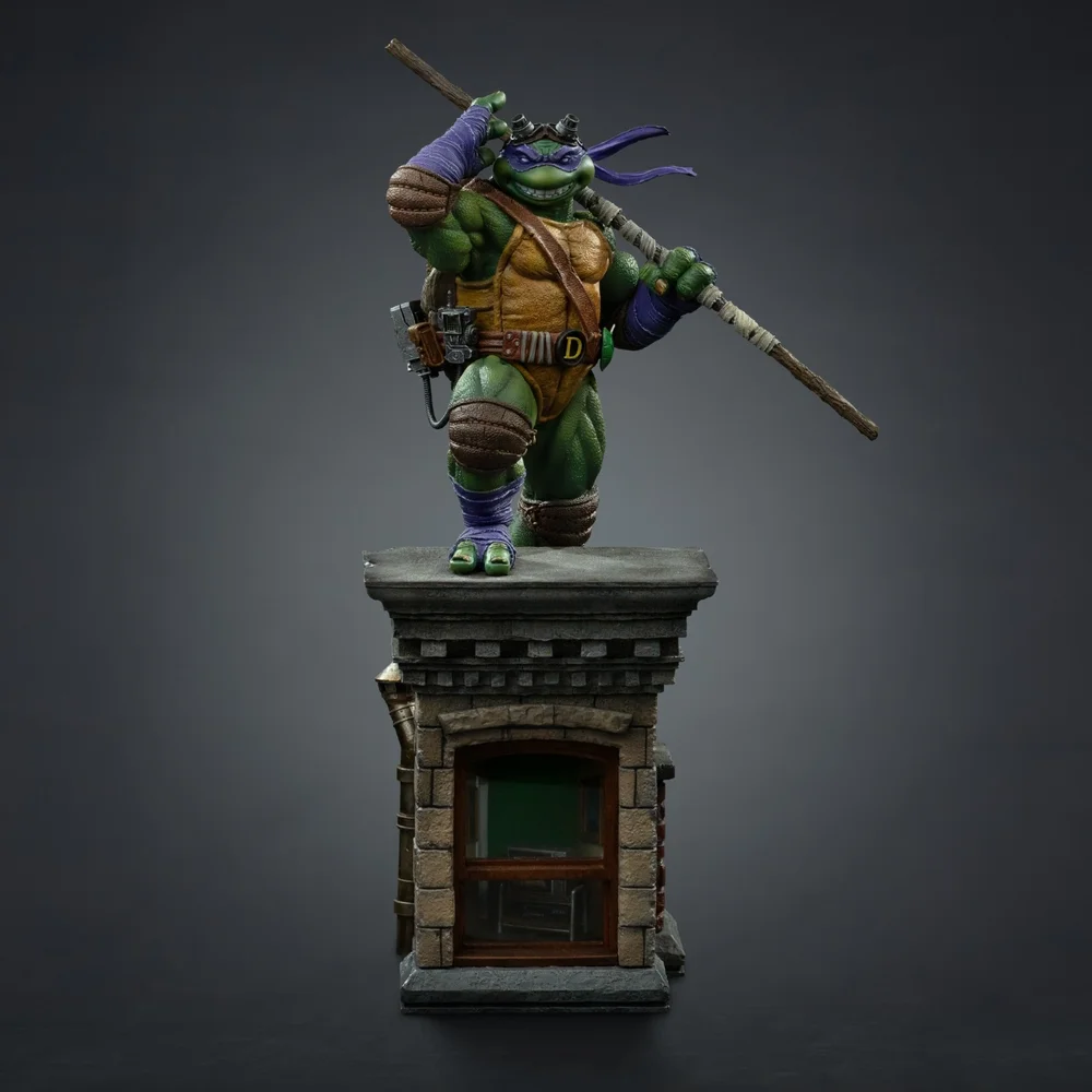 Iron Studios Teenage Mutant Ninja Turtles Donatello Unleashed Art Scale 1/10 Statue Image 1