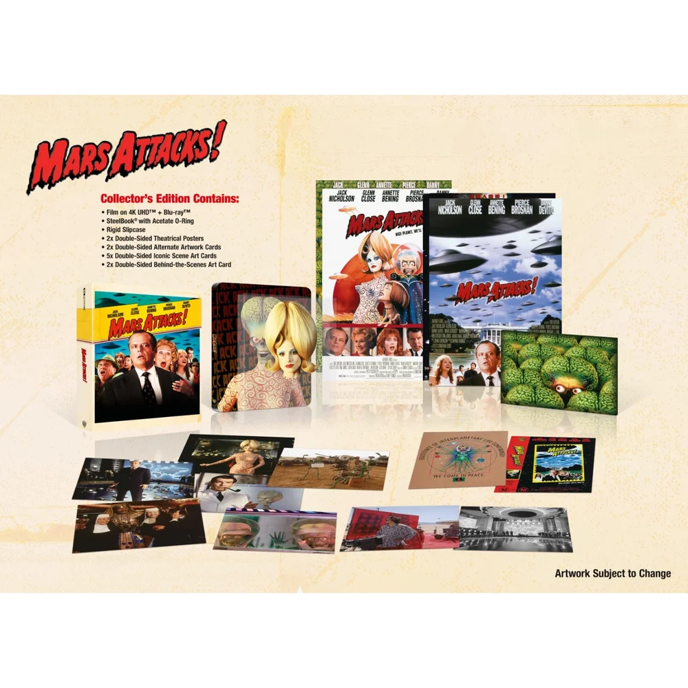 Mars Attacks! 30th Anniversary Collector's Edition 4K Ultra HD SteelBook® Image 1
