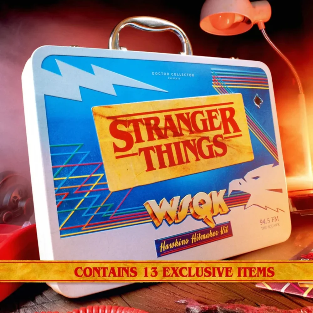 Doctor Collector Stranger Things: WSQK Hawkins Hitmaker Kit (Includes 7" Vinyl) Image 1
