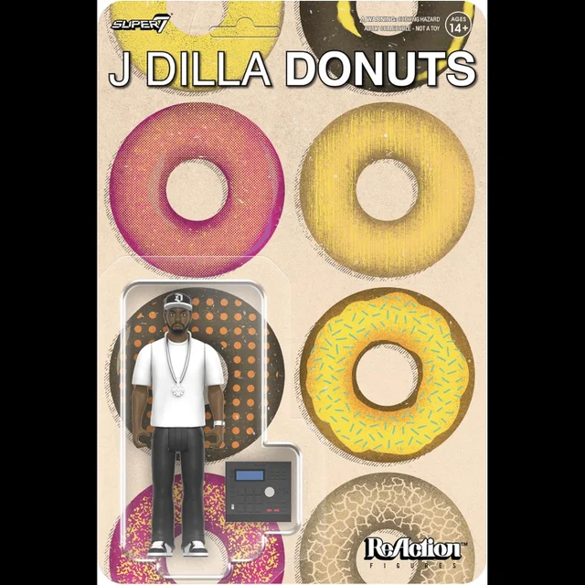 Super7 J Dilla ReAction Figures Wave 2 J Dilla (Donuts - Album Cover) Action Figure