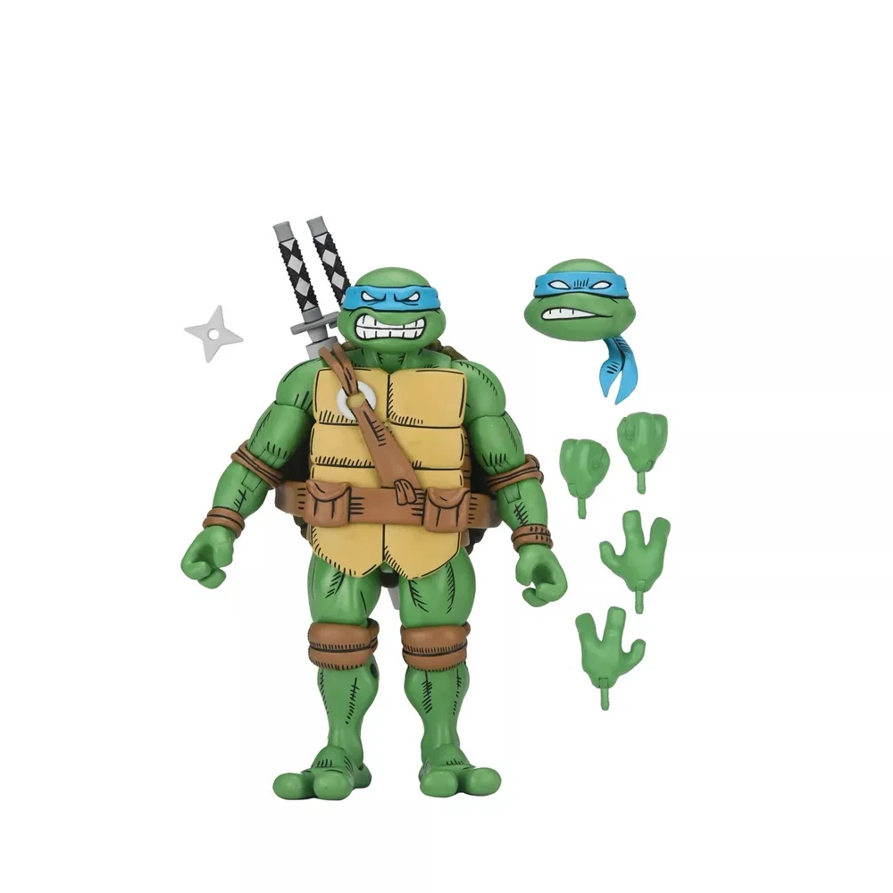 NECA Teenage Mutant Ninja Turtles X Usagi Yojimbo Leonardo Ulimate 7 Inch Scale Action Figure Image 1