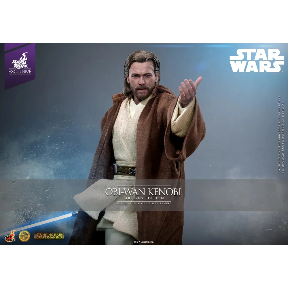 Hot Toys 1/6th Scale Star Wars Episode II Attack of the Clones Obi-Wan Kenobi Artisan Edition Statue Image 1