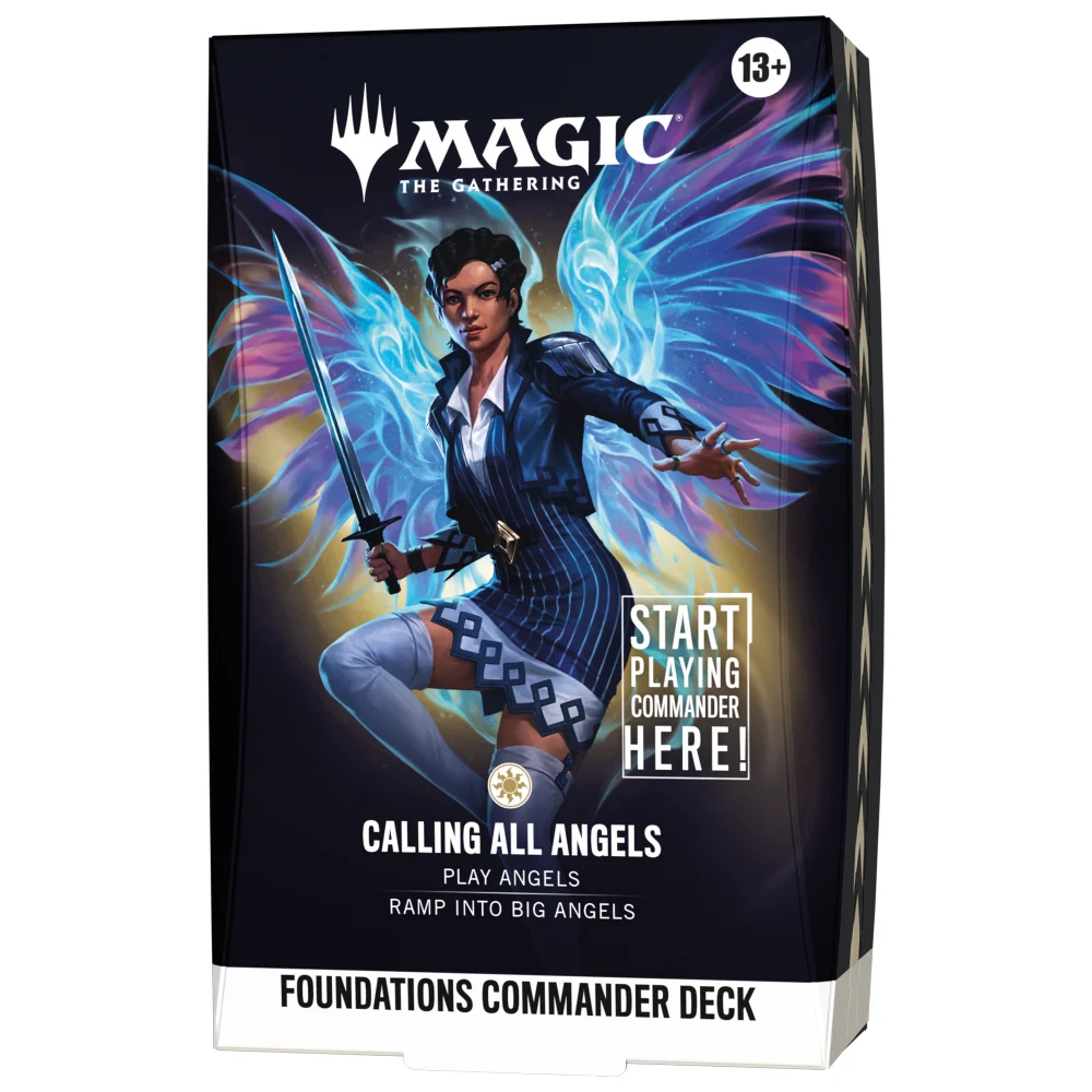 Magic: The Gathering Foundations Calling All Angels Starter Commander Deck Image 1