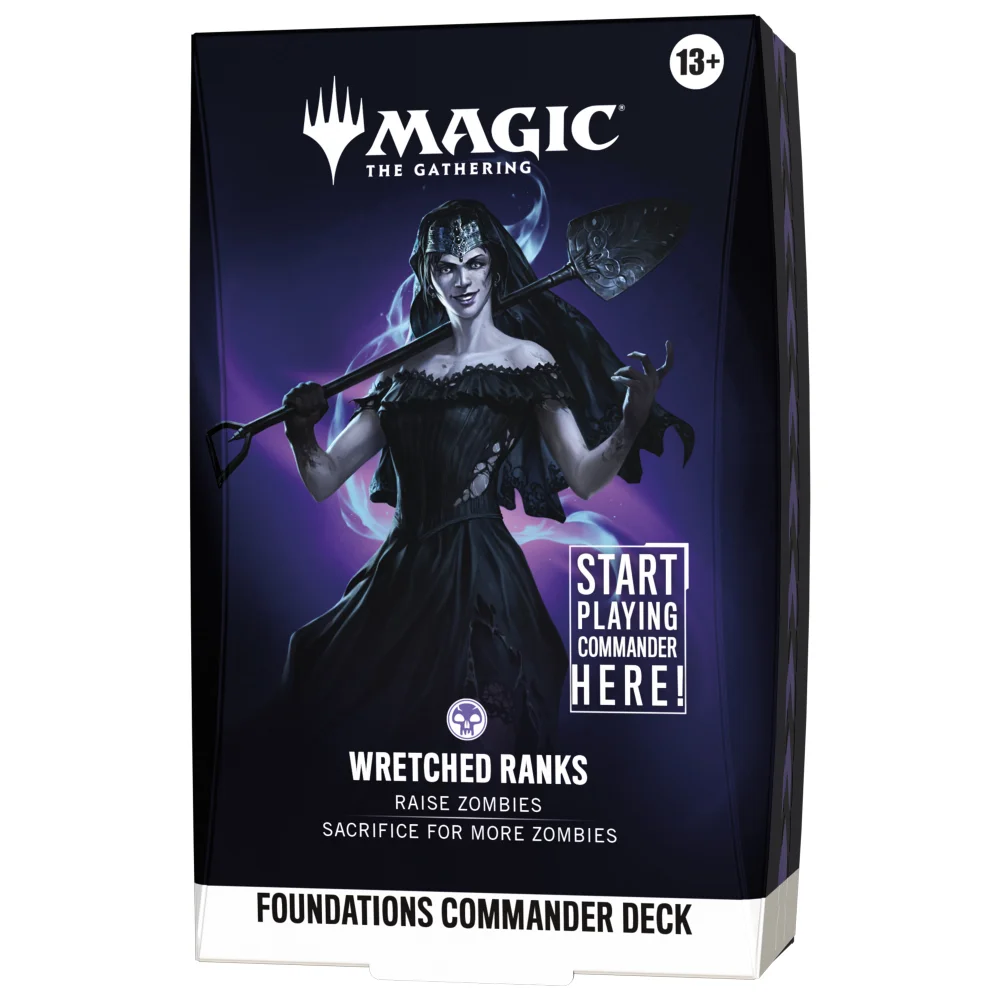 Magic: The Gathering Foundations Wretched Ranks Starter Commander Deck Image 1