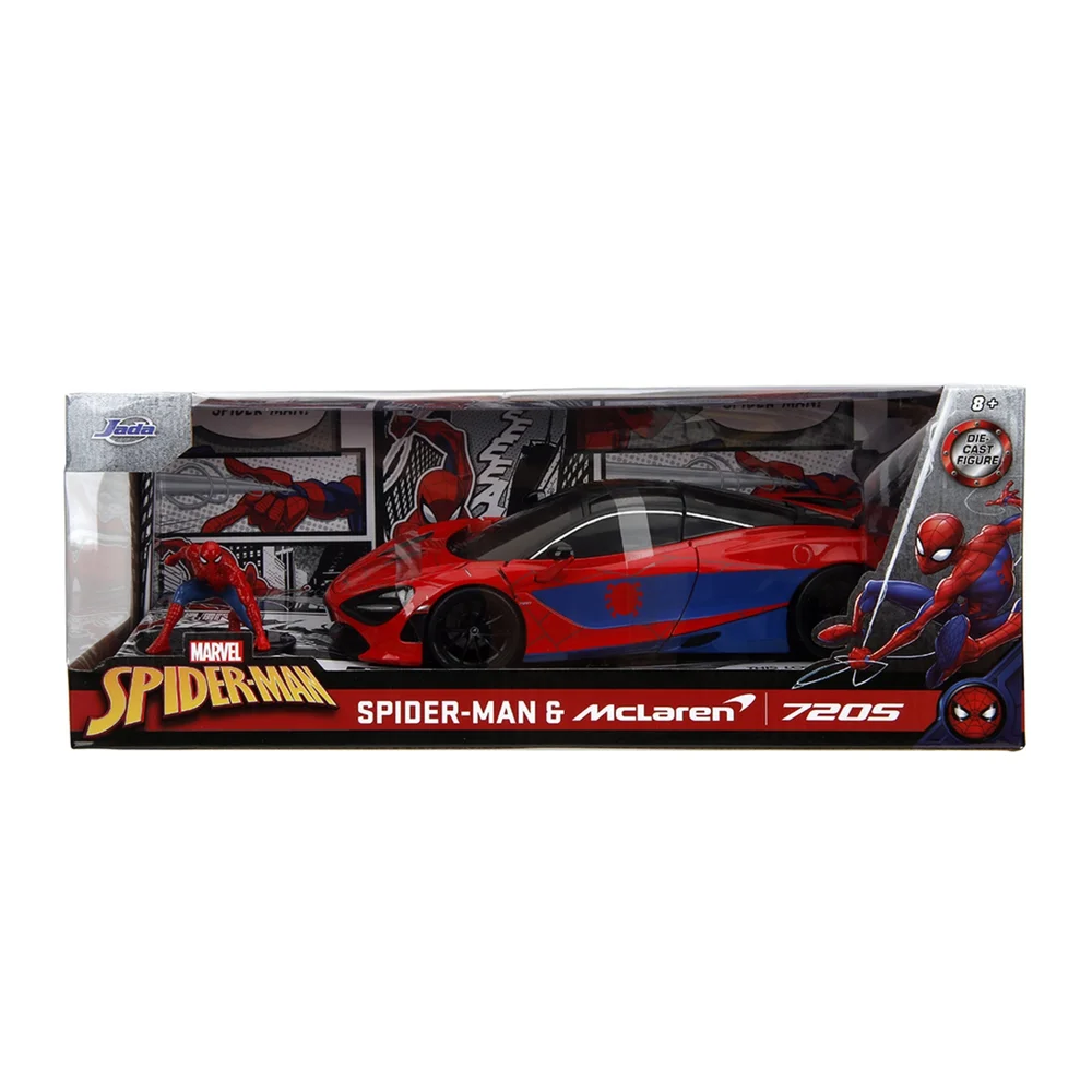 Marvel Spider-Man Mclaren 720S 1:24 Jada Toys Image 1