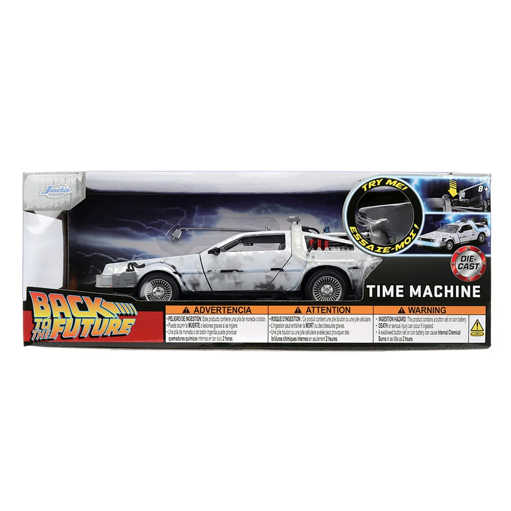 Back To The Future Time Machine R1 1:24 Jada Toys Image 1