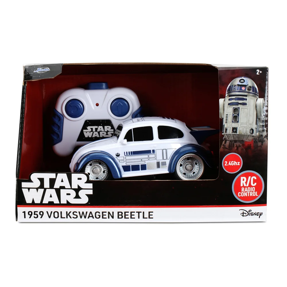 Star Wars R2D2 Volkswagen Beetle RC 1:32 Jada RC Image 1