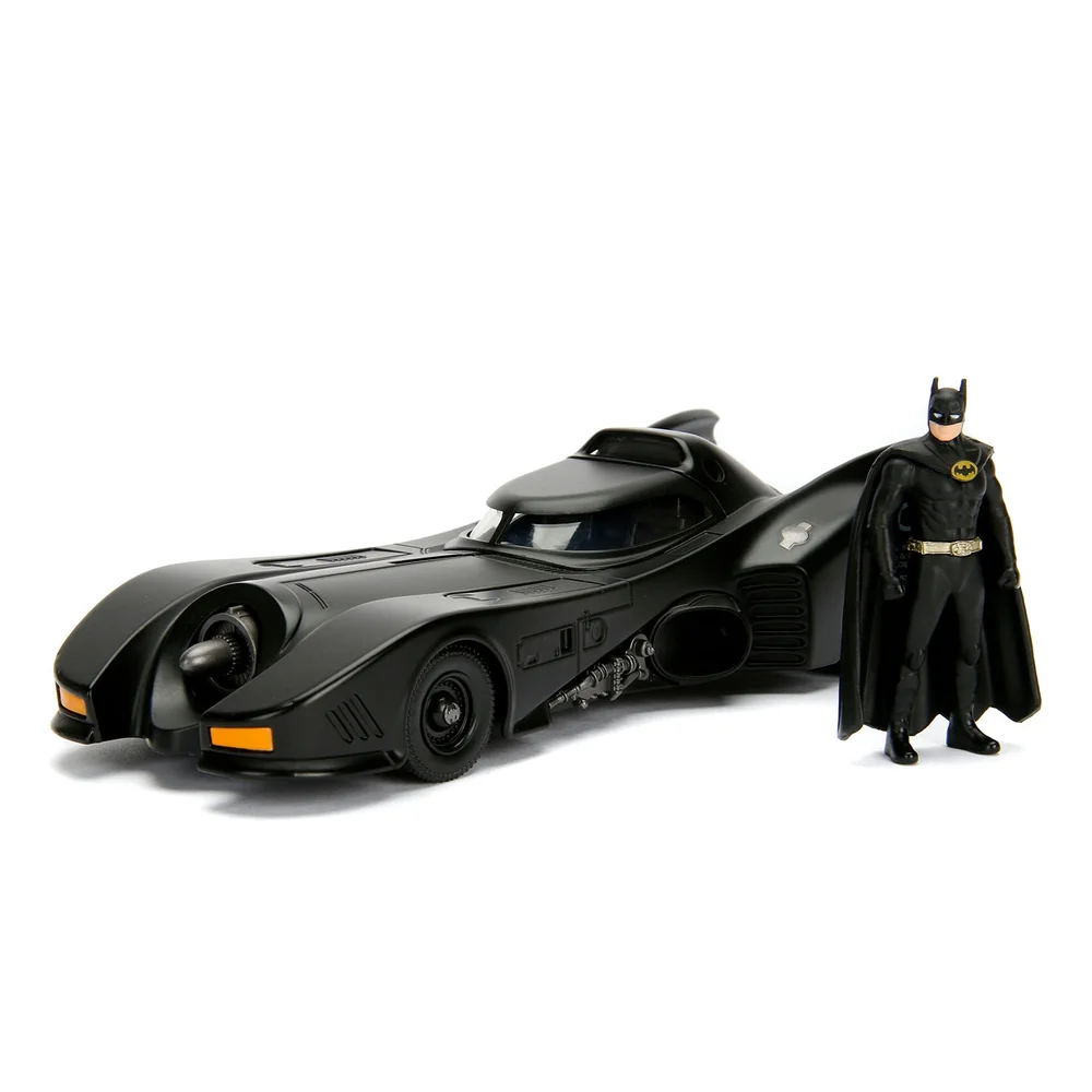 Batman 1989 Batmobile W/Figure 1:24 Jada Toys Image 1