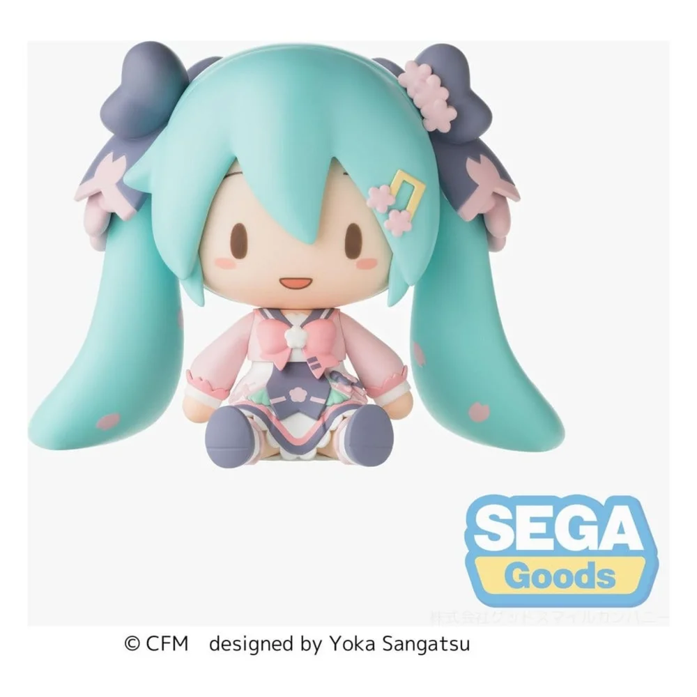 Hatsune Miku fuwa petit Chibi Figure "New Semester" 8 cm Image 1