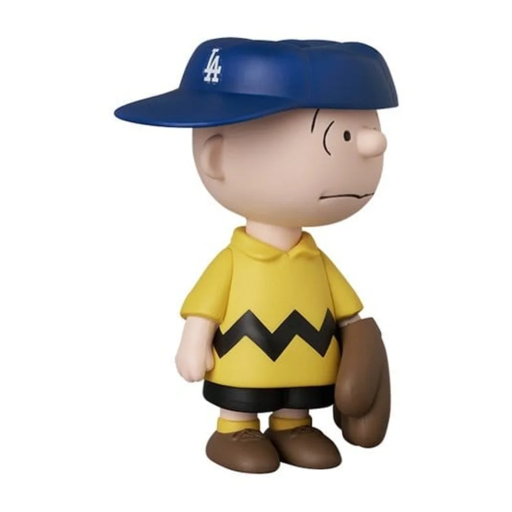 MLB × Peanuts UDF PVC Figure Los Angeles Dodgers Charlie Brown 9 cm Image 1