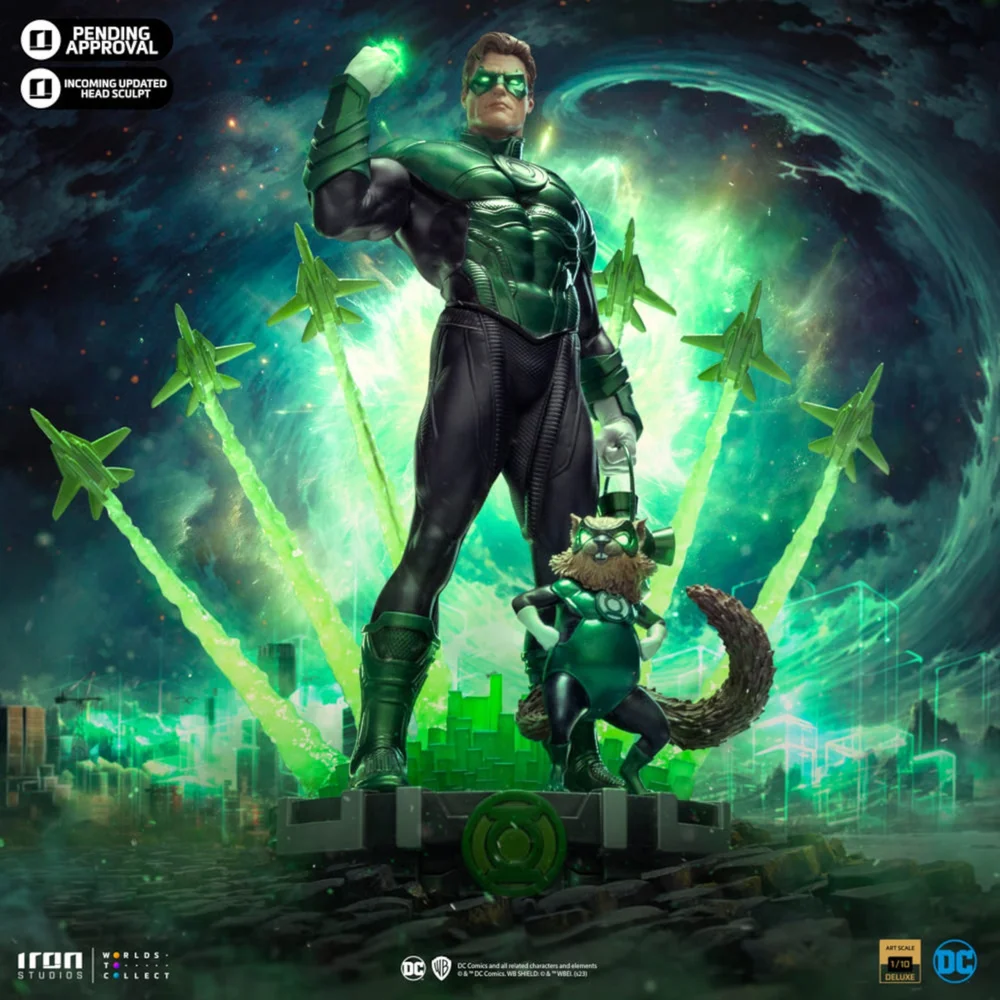 Iron Studios DC Comics Green Lantern Unleashed Art Scale 1/10 Statue Image 1
