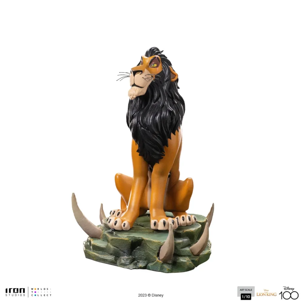 Iron Studios Disney 100th The Lion King Scar Art Scale 1/10 Statue Image 1