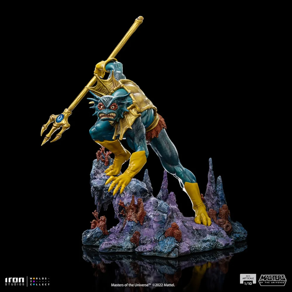 Iron Studios Masters of the Universe Mer-Man BDS Art Scale 1/10 Statue Image 1