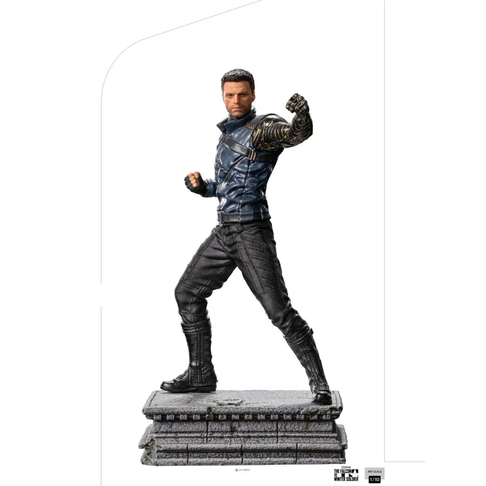 Iron Studios The Falcon and the Winter Soldier Bucky Barnes BDS Art Scale 1/10 Statue Image 1