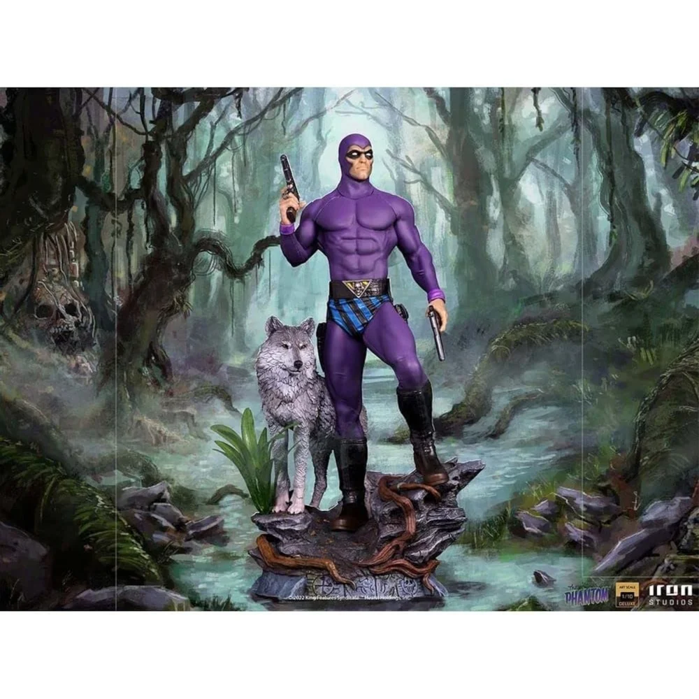 Iron Studios Defenders of the Earth Phantom Deluxe Art Scale 1/10 Statue Image 1