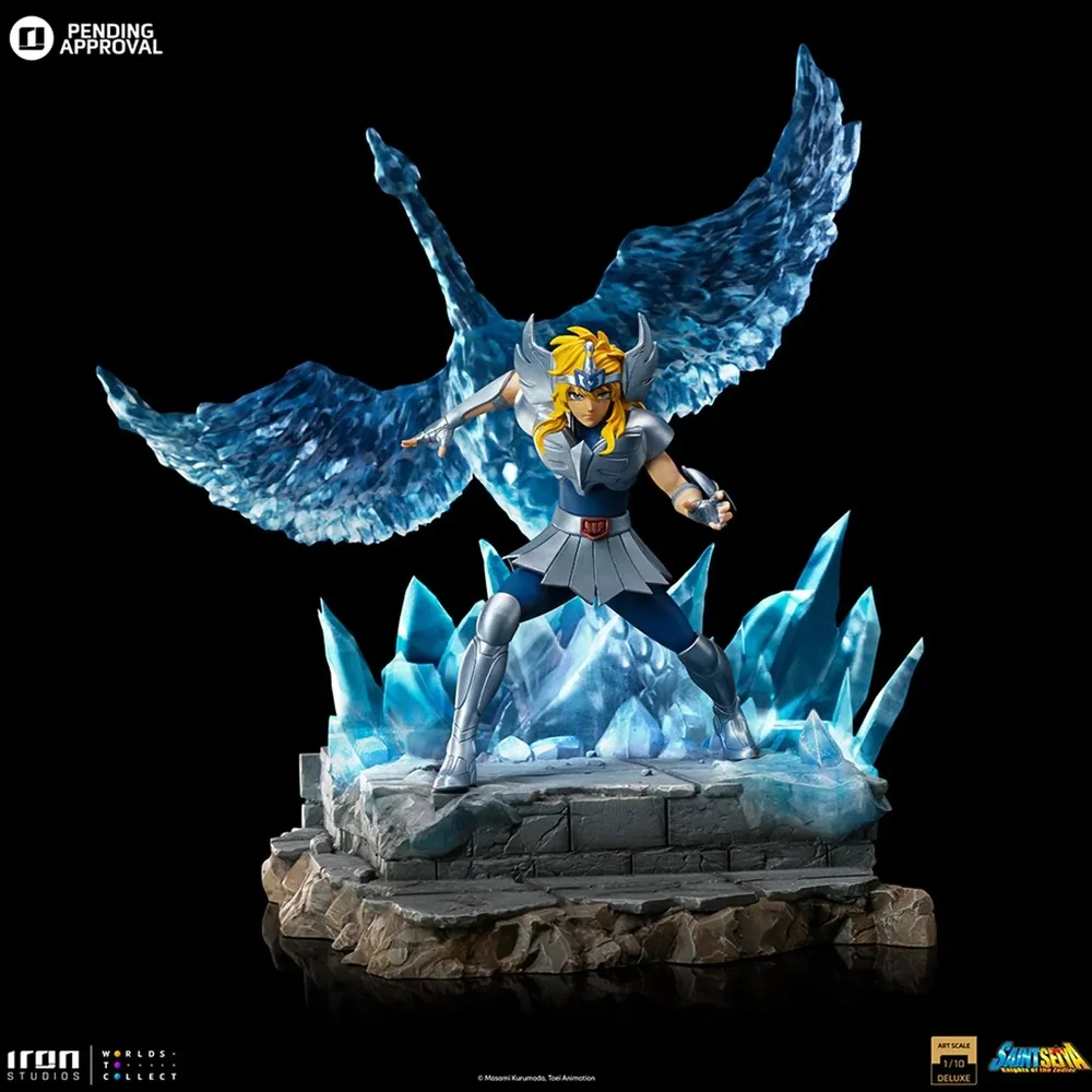 Iron Studios Saint Seiya Cygnus Hyoga Deluxe Art Scale 1/10 Statue Image 1
