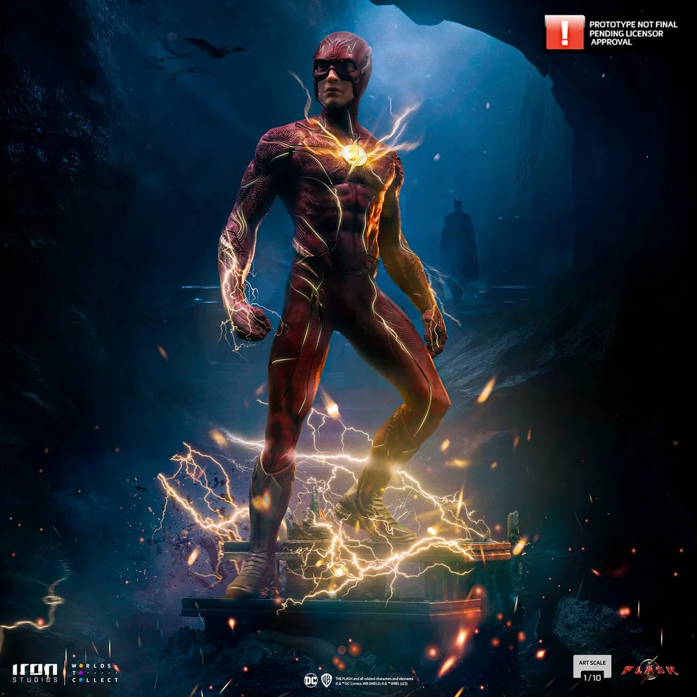 Iron Studios The Flash Movie Flash Alternate Version Art Scale 1/10 Statue Image 1