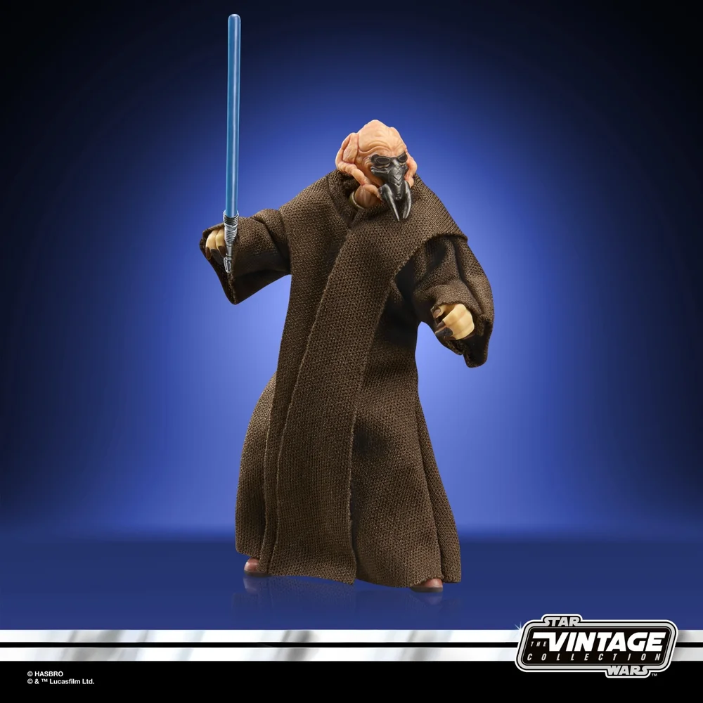 Star Wars The Vintage Collection Plo Koon, Star Wars: Attack of the Clones Premium 9.5 cm Collectible Action Figure Image 1