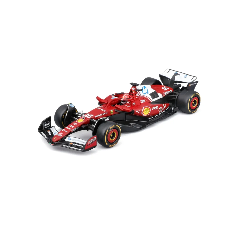 Bburago F1 Ferrari SF-25 2025 Hamilton With Helmet 1:43 Scale Model Image 1