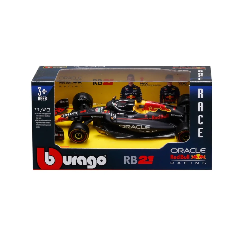 Bburago F1 Red Bull Racing RB21 2025 Verstappen 1:43 Scale Model Image 1
