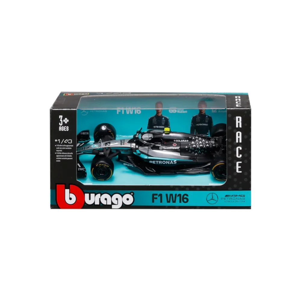 Bburago F1 Mercedes AMG W16 2025 Antonelli 1:43 Scale Model Image 1