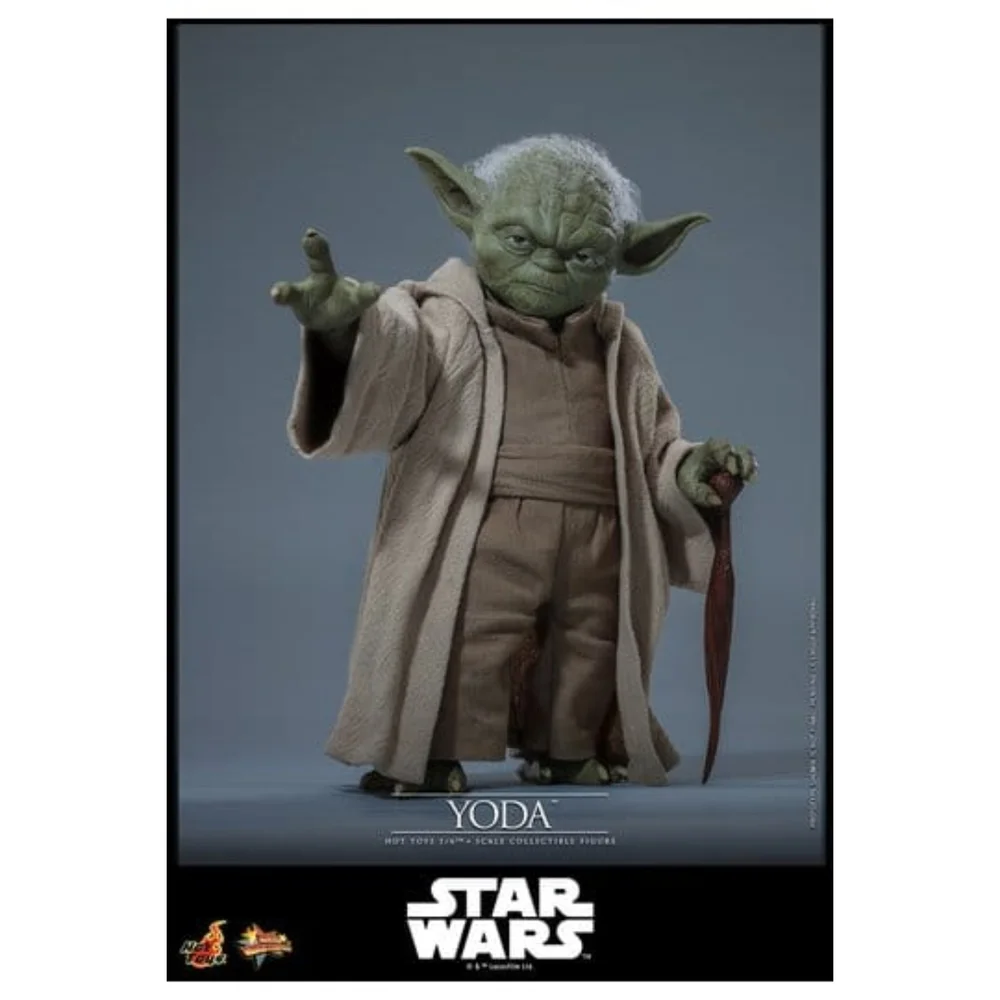 Hot Toys Star Wars: Revenge of the Sith Movie Masterpiece Action Figure 1/6 Yoda 14 cm Image 1