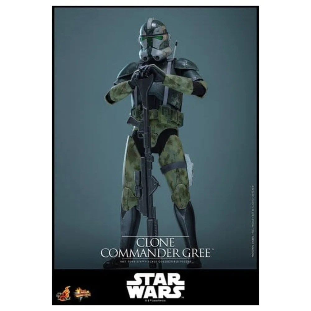 Hot Toys Star Wars Movie Masterpiece Action Figure 1/6 Clone Commander Gree 30 cm Image 1