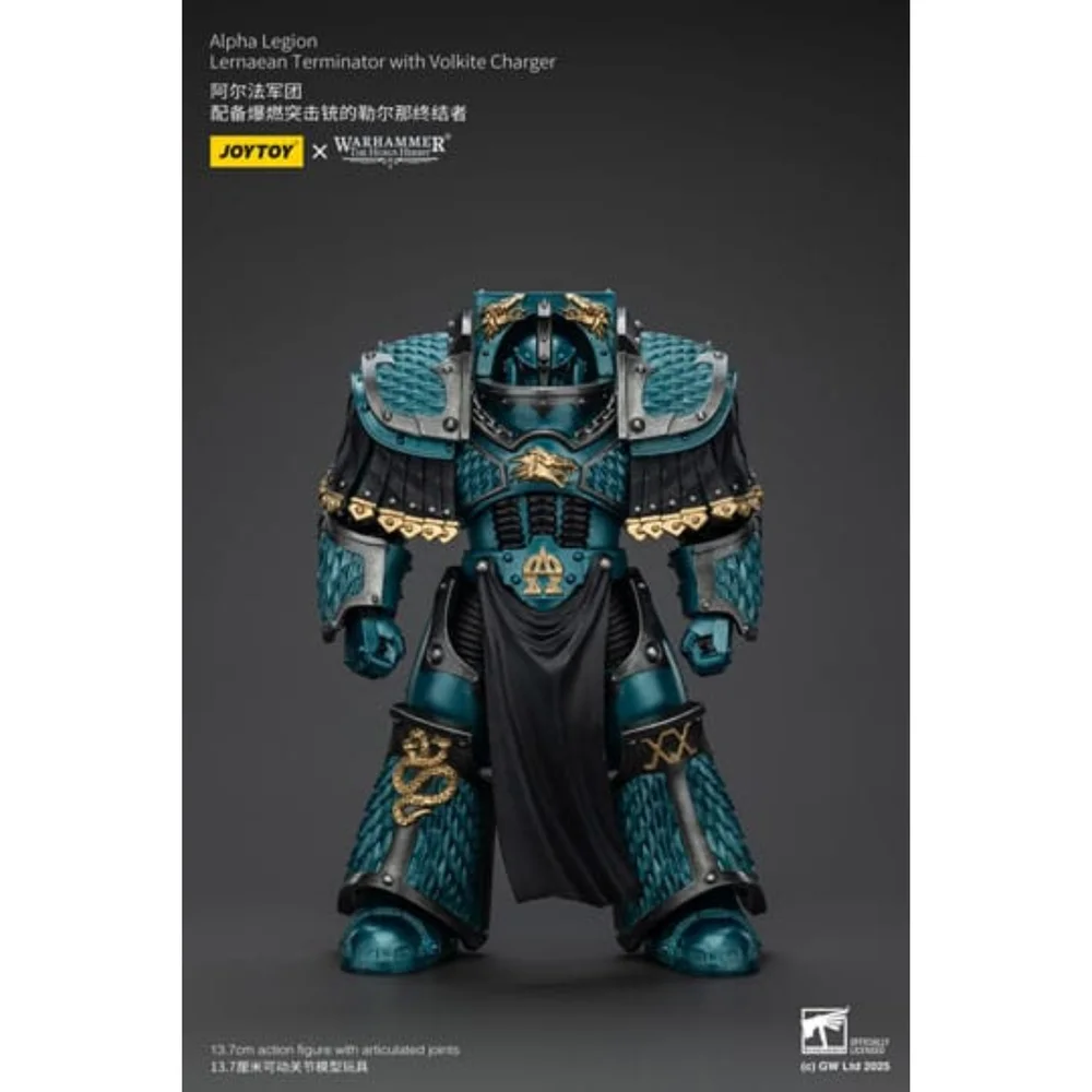 Warhammer The Horus Heresy Action Figure Alpha Legion Lernaean Terminator with Volkite Charger 20 cm Image 1