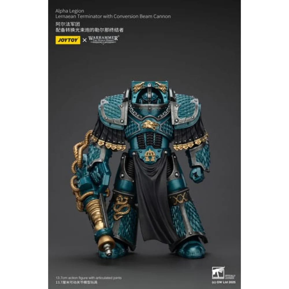 Warhammer The Horus Heresy Action Figure Alpha Legion Lernaean Terminator with Conversion Beam Cannon 20 cm Image 1