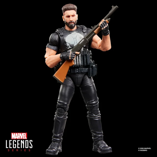 Marvel Legends Series Punisher, The Punisher Collectible 15-cm Action Figure Set
