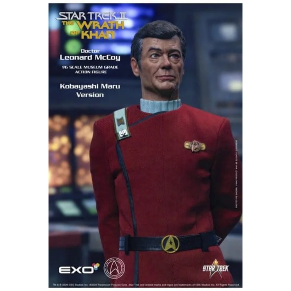 Star Trek II: The Wrath of Khan Action Figure 1/6 Dr. Leonard McCoy Kobayashi Maru Version 30 cm Image 1