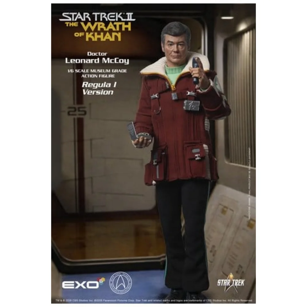 Star Trek II: The Wrath of Khan Action Figure 1/6 Dr. Leonard McCoy Regula I Version 30 cm Image 1