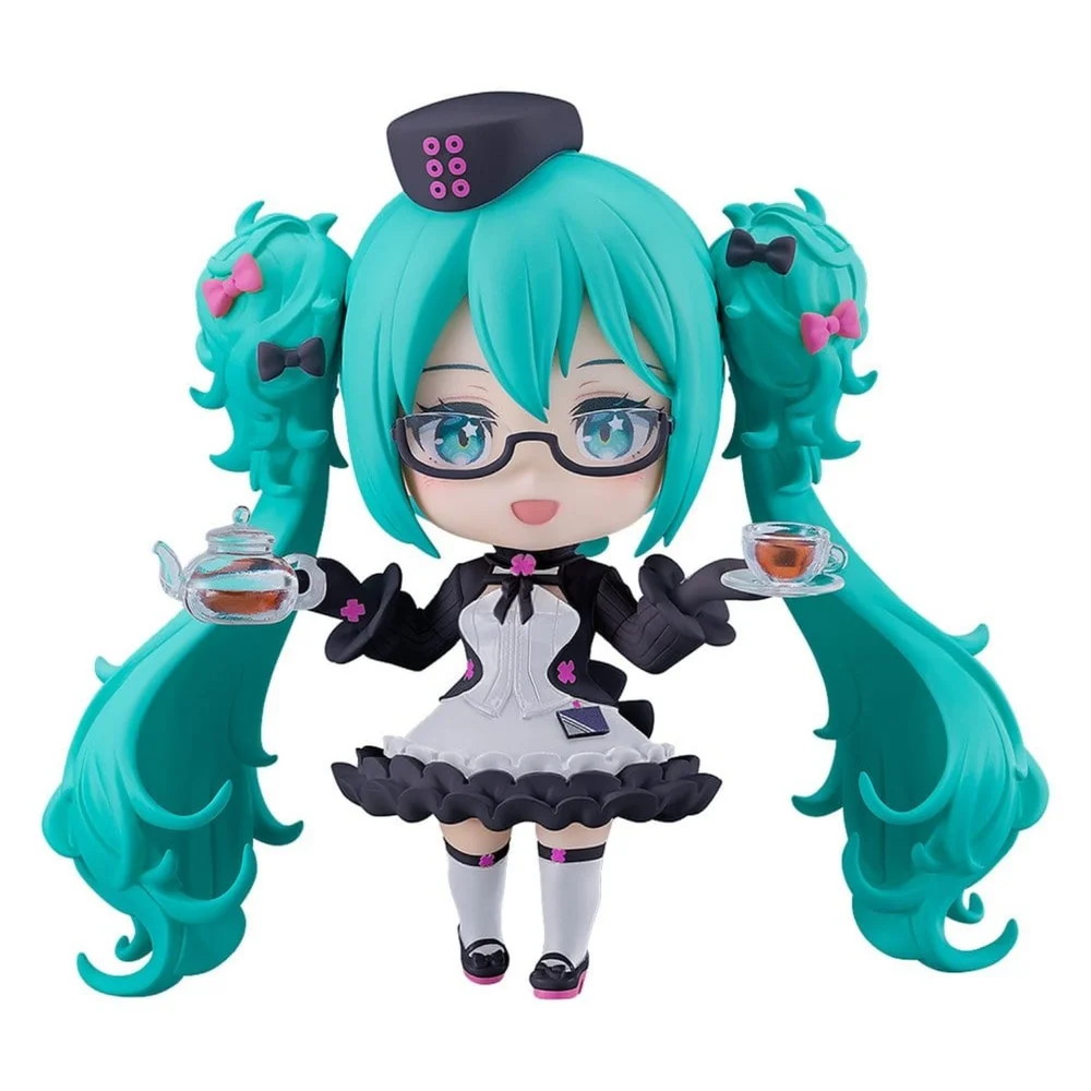Character Vocal Series 01: Hatsune Miku Nendoroid Action Figure Hatsune Miku: Glasses x Café Ver. 10 cm Image 1