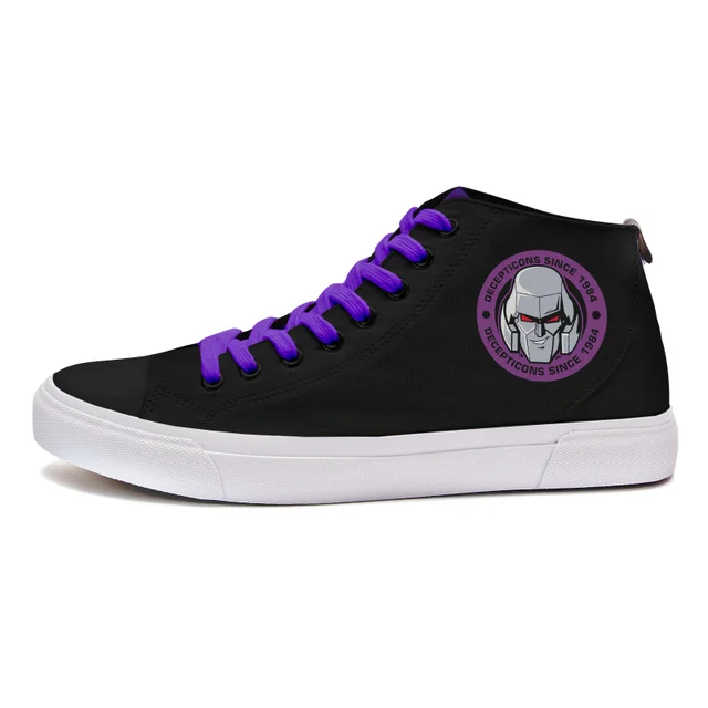 Akedo x Transformers Decepticon High Top - Black / White