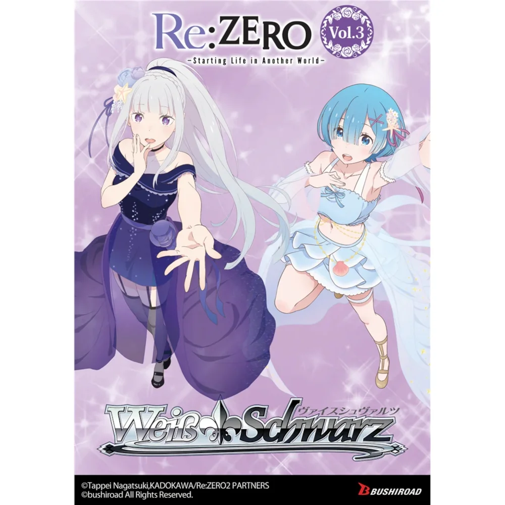 Weiss Schwarz Booster Box: Re:ZERO Starting Life in Another World Vol.3 (12 Packs) Image 1